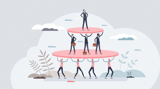 Ilustrasi stratifikasi sosial di masyarakat