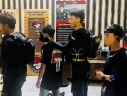 Polresta Mamuju Tangkap Sekelompok Remaja Mabuk dan Bawa Boje