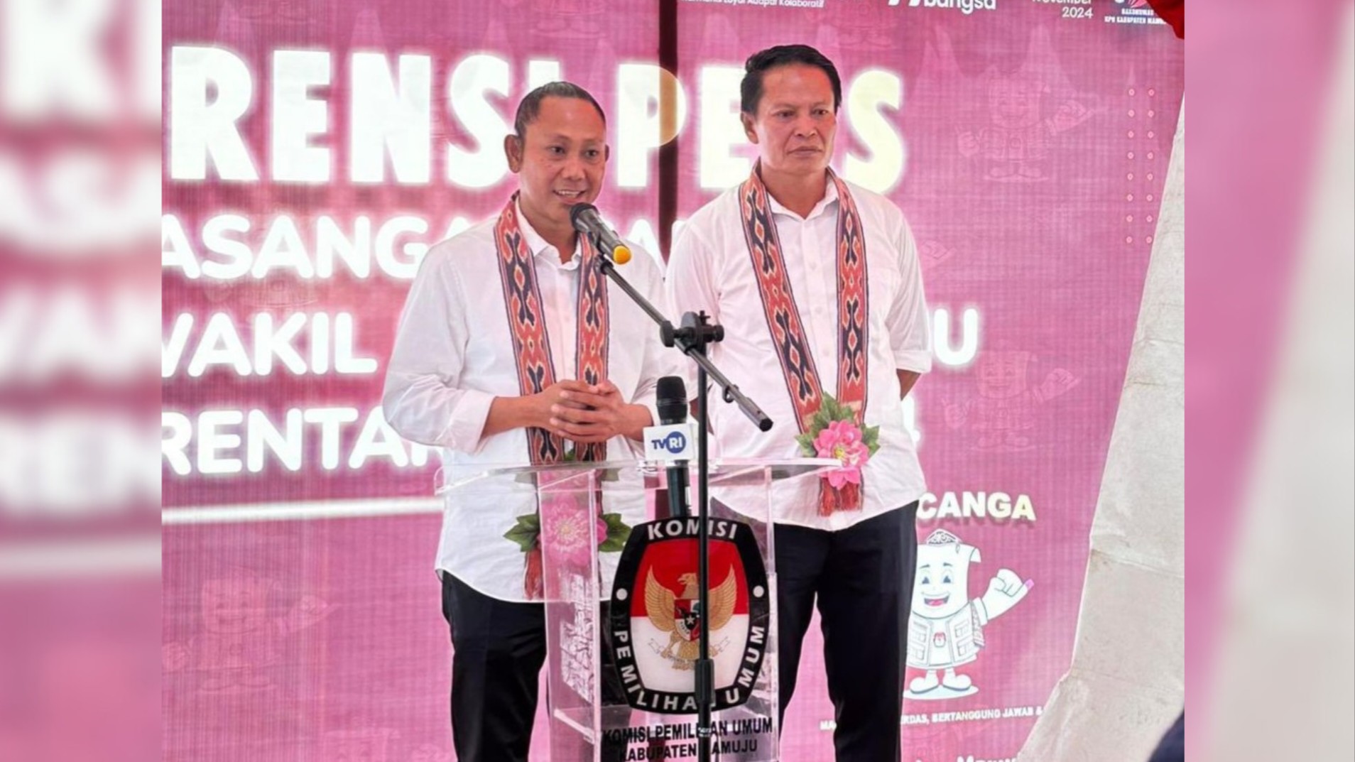 Pasangan calon Bupati dan Wakil Bupati Mamuju, Ado-Damris