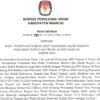 KPU Mamuju Tetapkan Nomor Urut Paslon Pilbup 2024