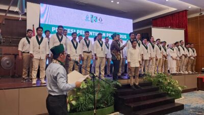 Resmi Dilantik, Sadly Jaya Janji Wujudkan Cabang Definitif HMI Bontang dan Kawal Isu Strategis