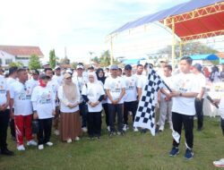 Pjs. Bupati Majene Hadiri Sosialisasi Pemilih melalui “Fun Walk Pilkada”