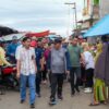 Pj Gubernur Bahtiar Baharuddin Gelar Jalan Sehat dan Pantau Pasar di Polman