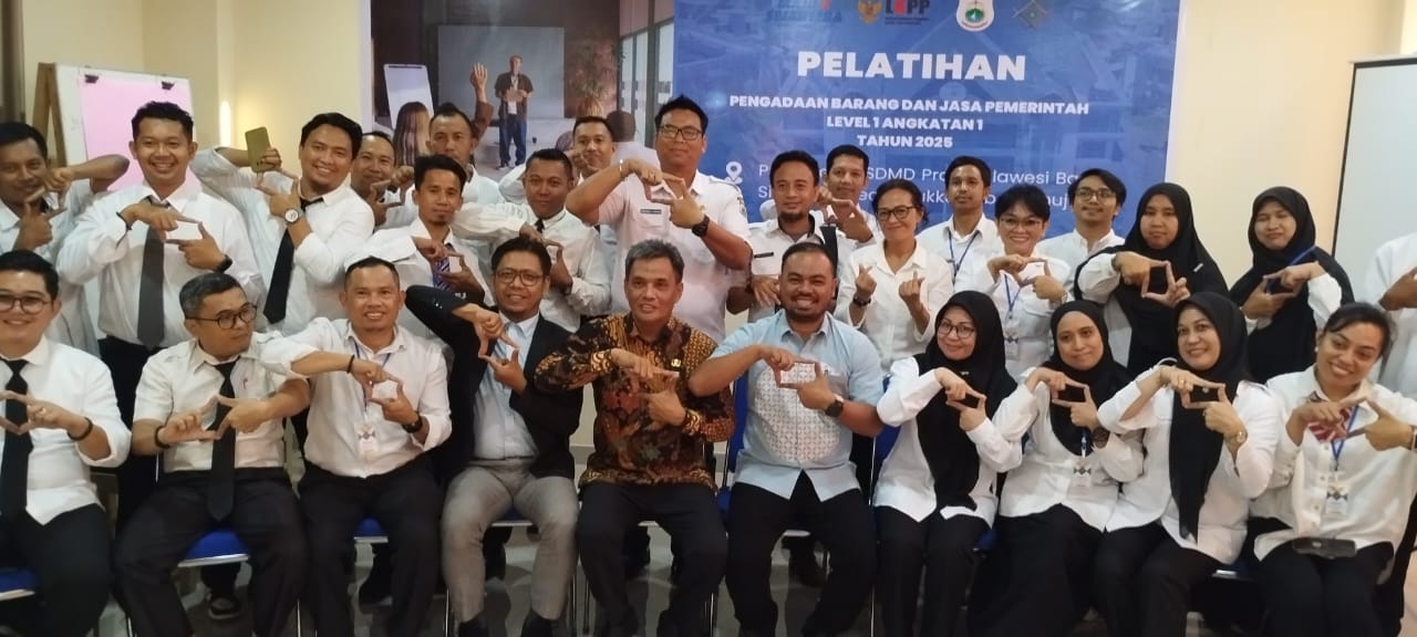 32 ASN Sulbar Selesaikan Pelatihan PBJ Level 1 Sulbar Selesai: Langkah Awal Wujudkan Pengadaan Barang dan Jasa yang Efisien