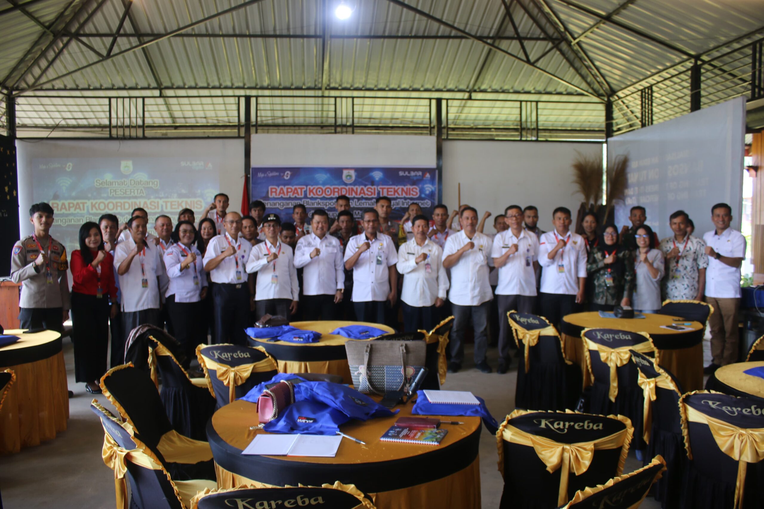 Penanganan Blank Spot Sulbar, Kominfo Sulbar Lanjut Rakortek di Mamasa