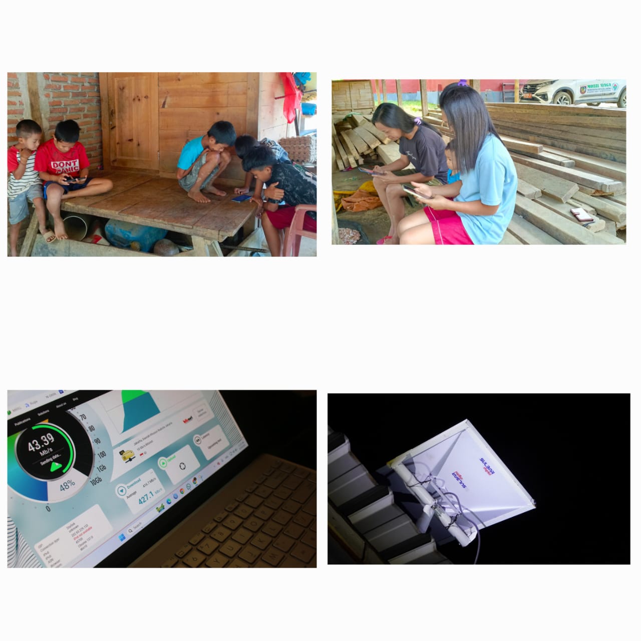 Masyarakat Mulai Rasakan Manfaat Program SDK-JSM Bantuan Jaringan Internet Mulai Disalurkan