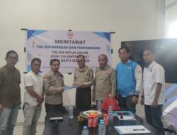 Pendaftar Pertama, Syamsul Samad Siap Jadi Ketua KONI Sulbar