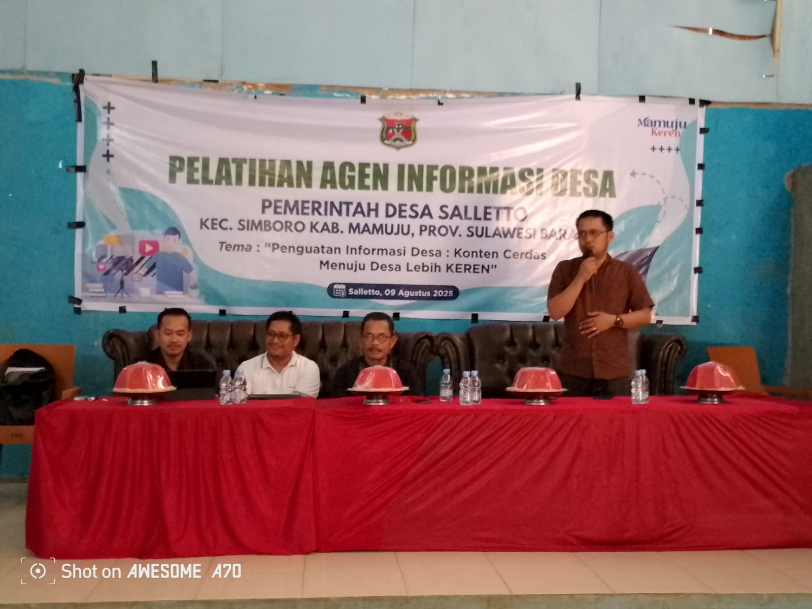 Desa Salletto Jadi Pelopor Pelatihan Agen Informasi Desa di Mamuju