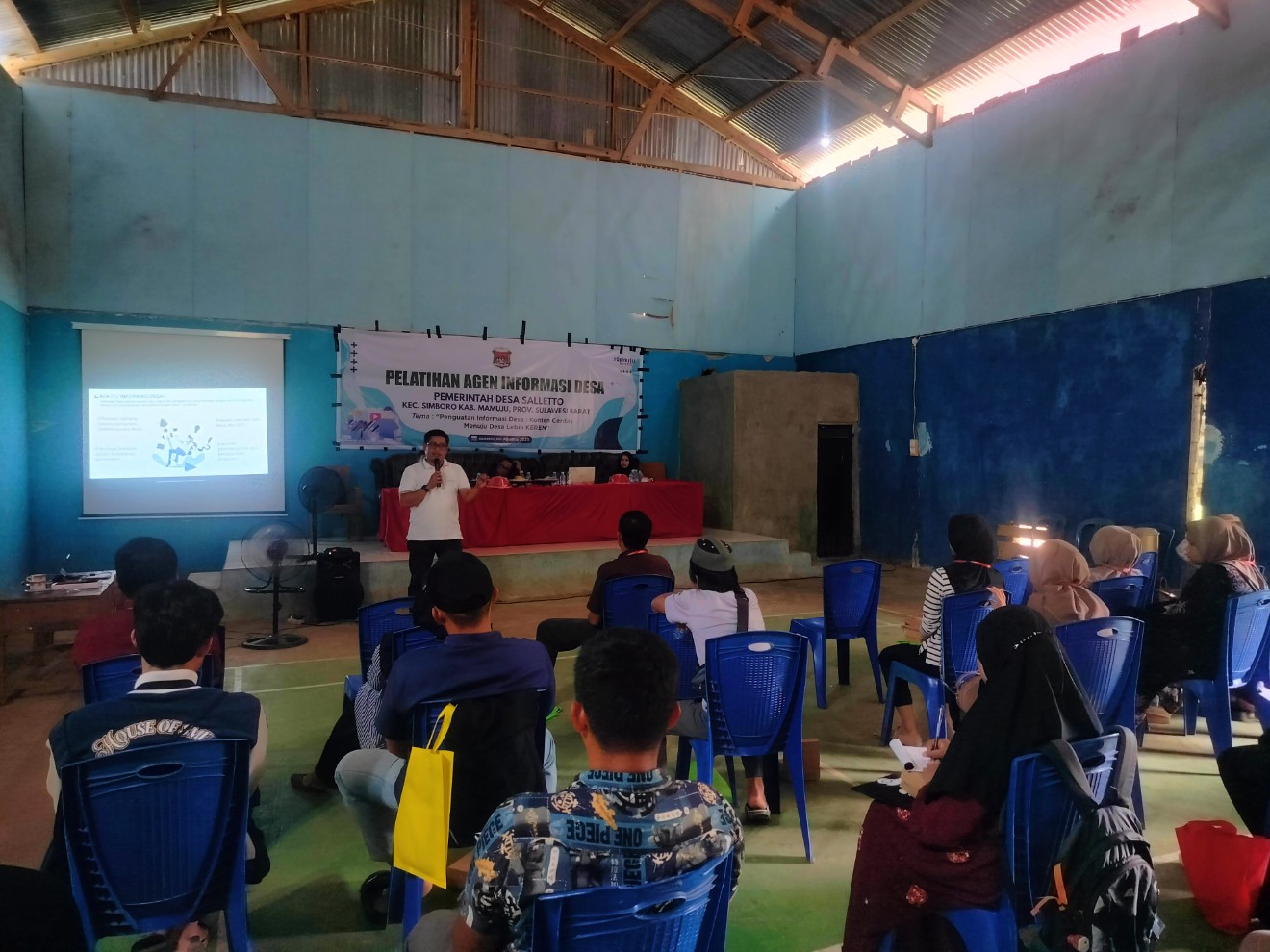 Pelatihan Agen Informasi Desa di Salletto Tekankan Pentingnya Arus Informasi yang Akurat