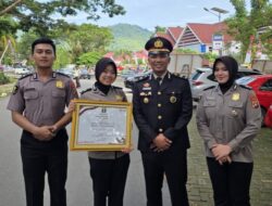 HUT ke-80 Pengayoman, RS Bhayangkara Mamuju Terima Penghargaan Mitra Kerja Sama