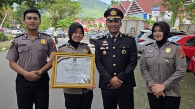 HUT ke-80 Pengayoman, RS Bhayangkara Mamuju Terima Penghargaan Mitra Kerja Sama