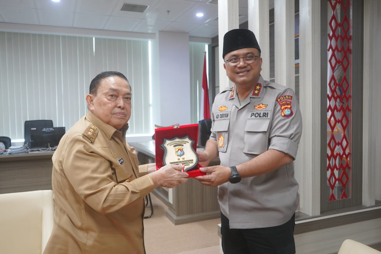 Perkuat Sinergi, Kapolda Sulbar Silaturahmi ke Wagub Sulbar