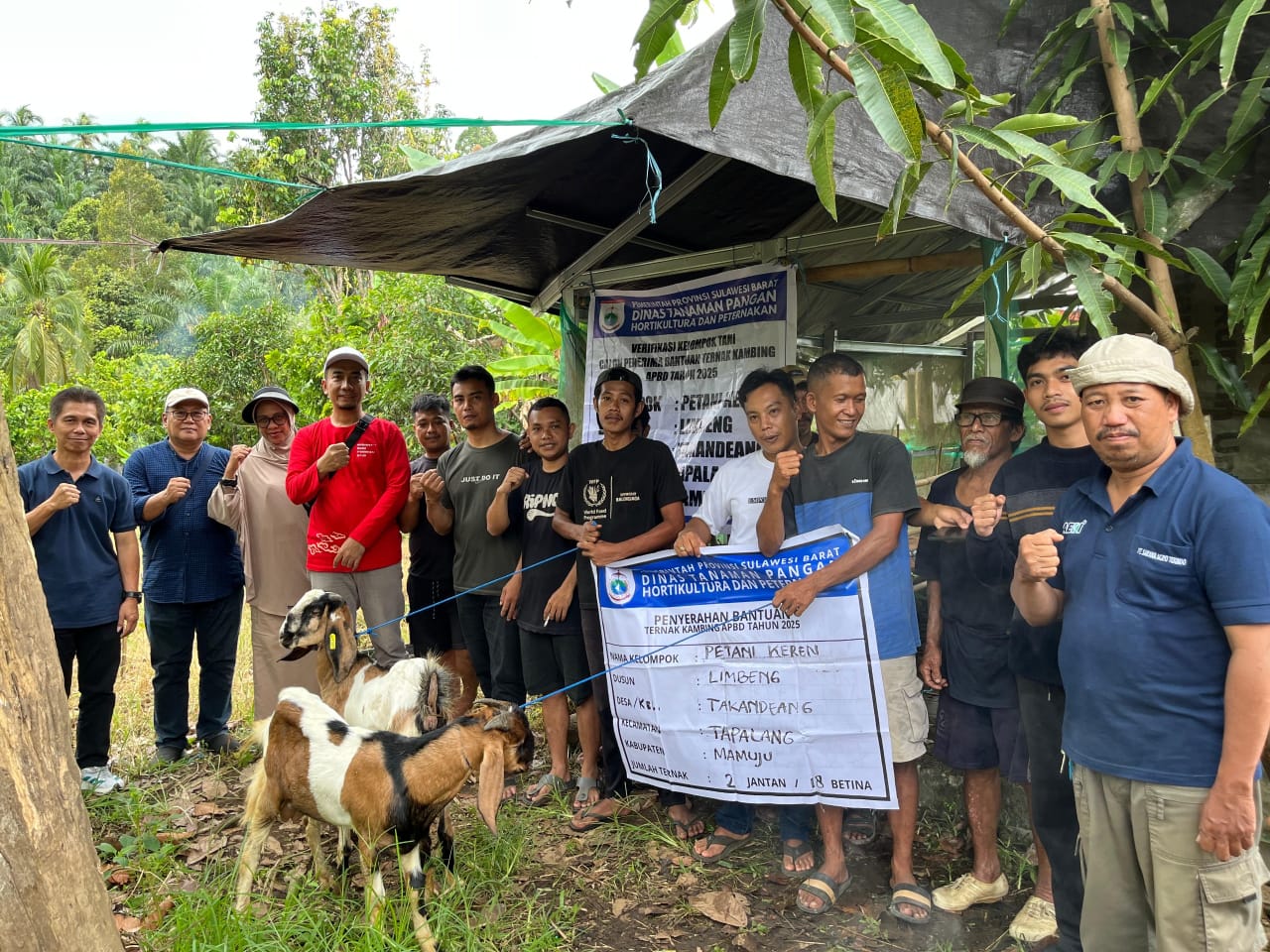 Inspektorat Sulbar Turun Lapangan, Awasi Penyaluran Ribuan Bibit Kakao dan Pupuk untuk Petani Polewali Mandar