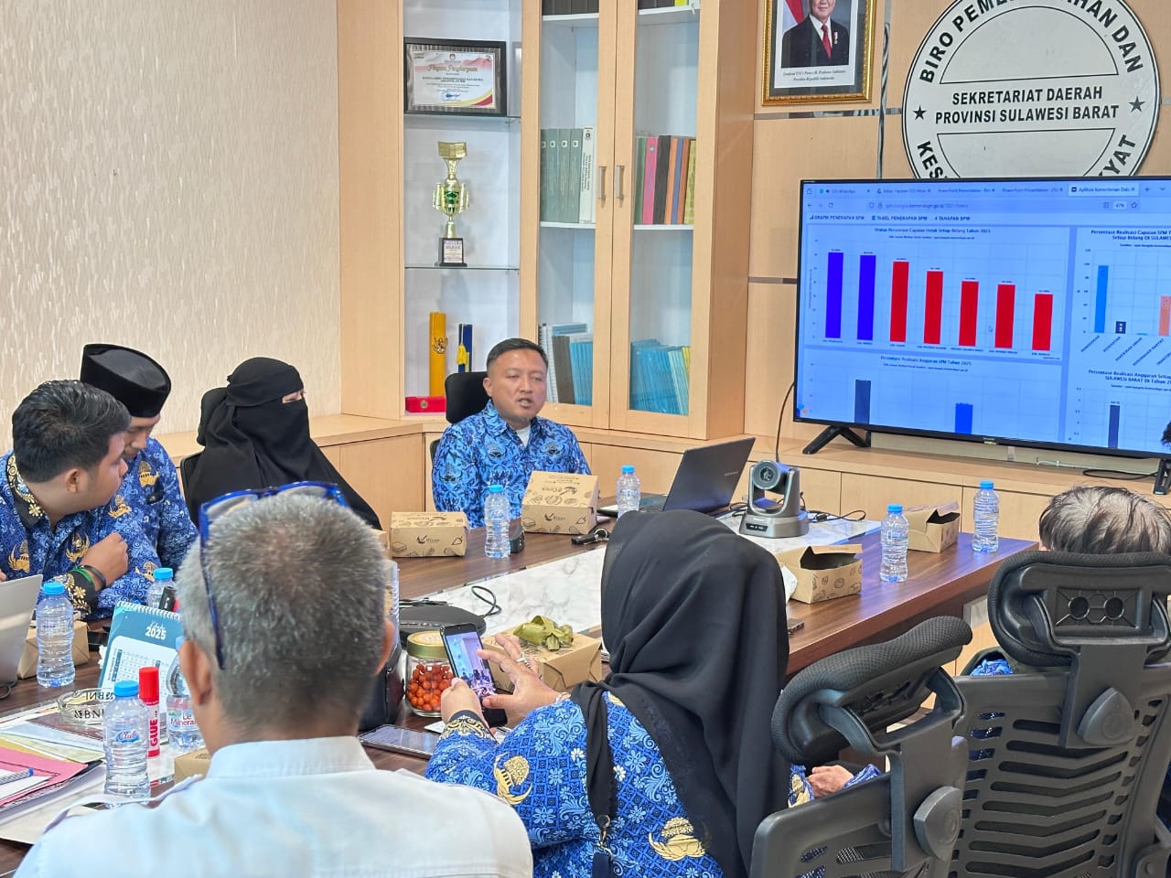 Pemkesra Sulbar Gelar Rakor Penyusunan Laporan dan Penetapan Target Penerapan Standar Pelayanan Minimal