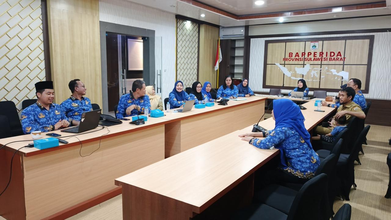 Bapperida Sulbar Gelar Rapat Monitoring dan Evaluasi Program Pembangunan Infrastruktur dan Kewilayahan