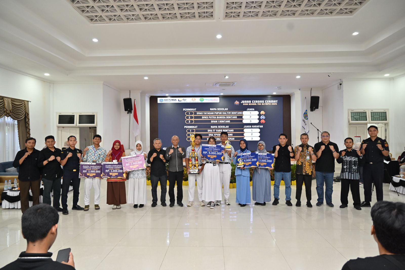 Pelajar Bontang Antusias Ikuti High School Tax Olympic 2025, Bapenda Tanamkan Kesadaran Pajak Sejak Dini