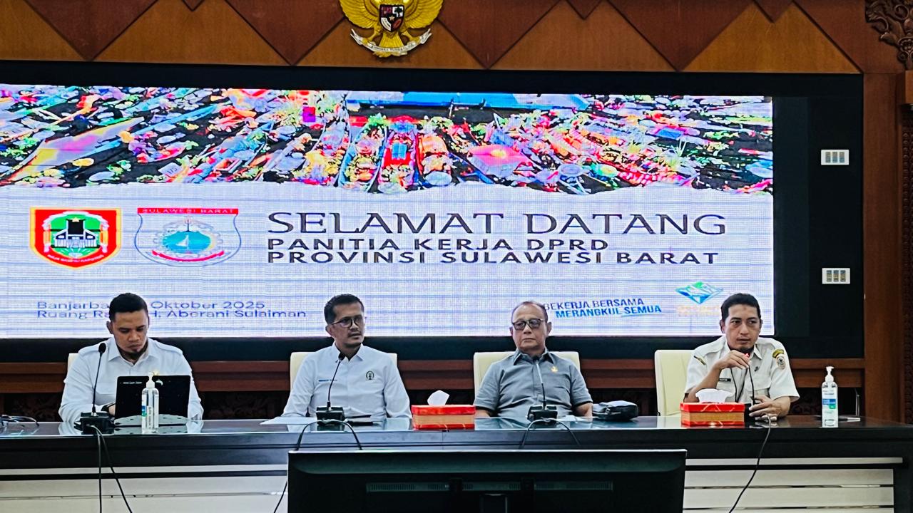 Panja DPRD Sulbar Kunjungan Kerja ke Kalsel, Gali Informasi Pembentukan Perda Perumda Penerima PI