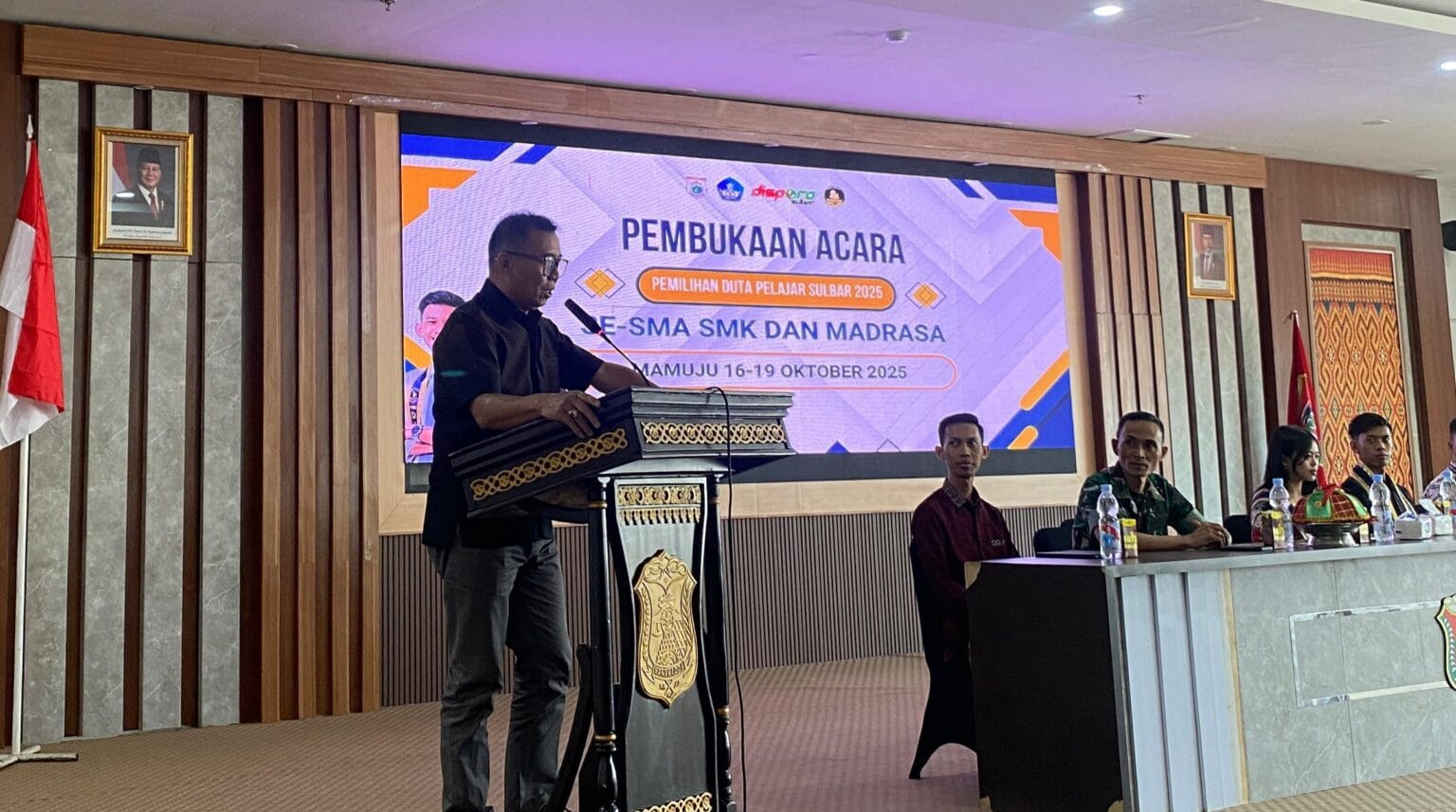Kadispora Sulbar Buka Kegiatan Pemilihan Duta Pelajar Sulbar 2025