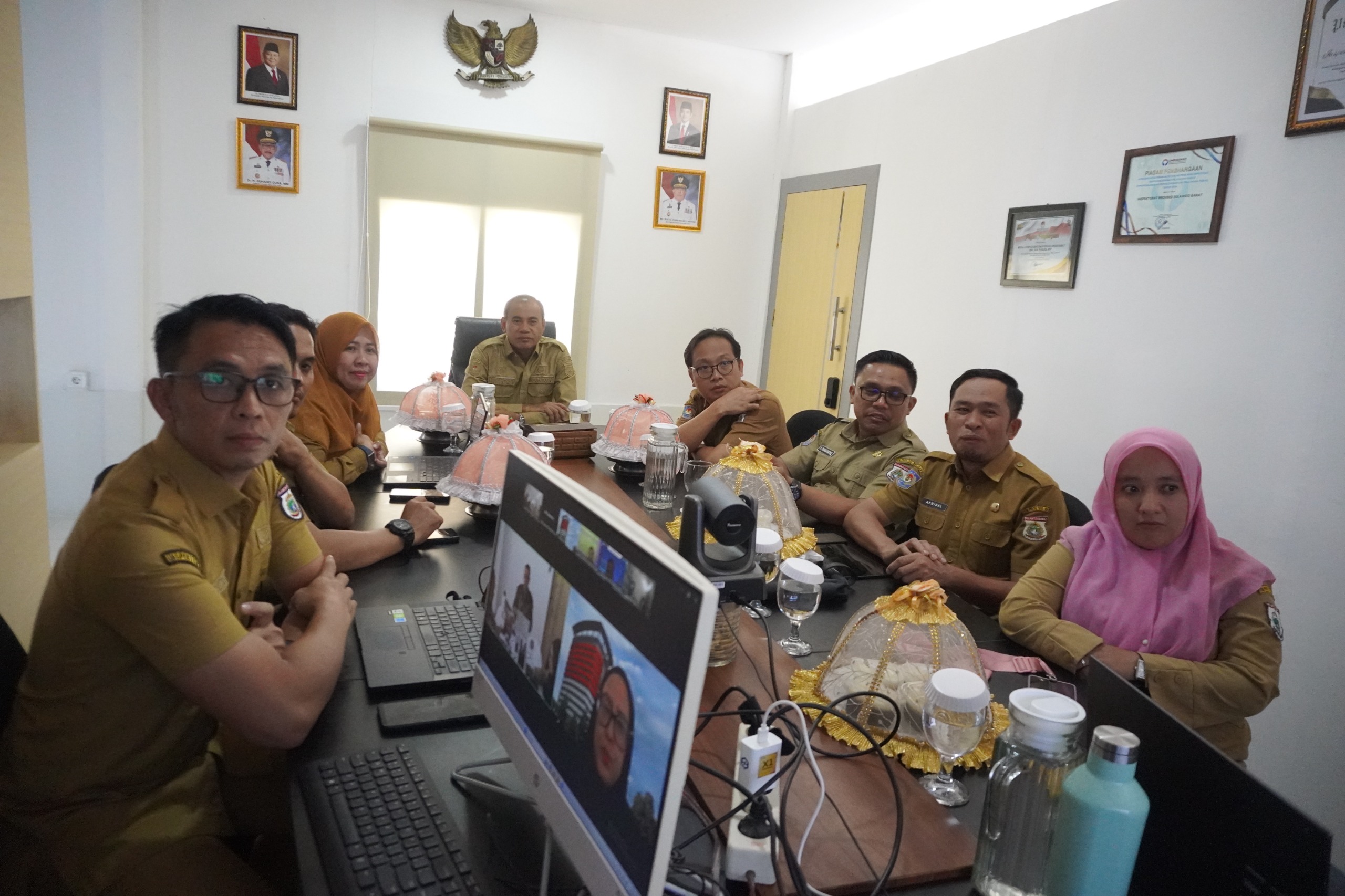 Tim Perluasan Percontohan Desa Antikorupsi Sulbar Siap Dukung Pelaksanaan Monitoring dan Uji Petik Desa Antikorupsi oleh KPK RI
