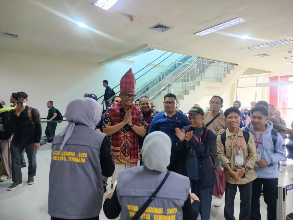 Kafilah Sulbar Tiba di Kendari, Siap Berlaga di STQH Nasional ke-28