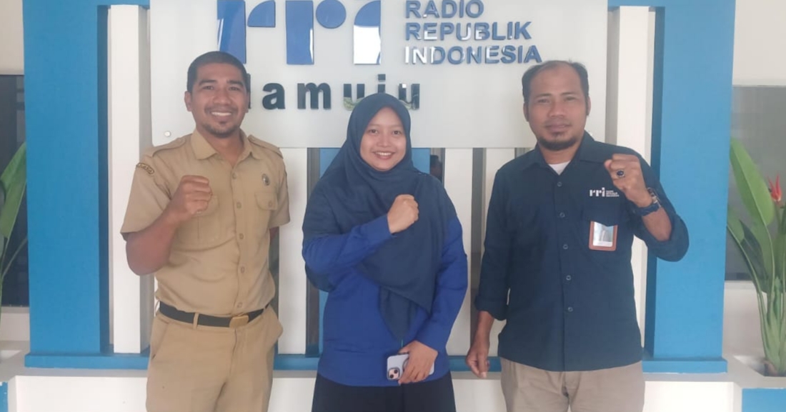 Dialog Interaktif di RRI Mamuju, BPBD Sulbar Imbau Masyarakat Waspada Risiko Bencana Hidrometeorologi
