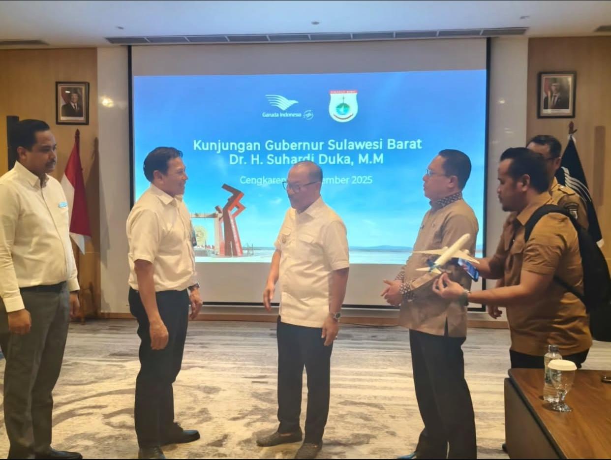Kepala Bapperida Dampingi Gubernur Suhardi Duka Jajaki Kerja Sama Peningkatan Layanan Penerbangan dengan PT Garuda Indonesia