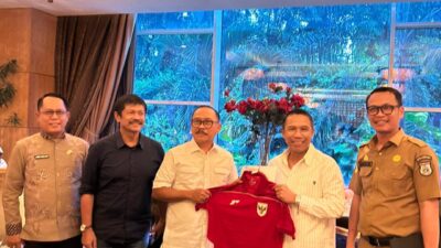 Gubernur Sulbar Bertemu Sekjen PSSI, Bangun Komitmen untuk Pembinaan Sepak Bola