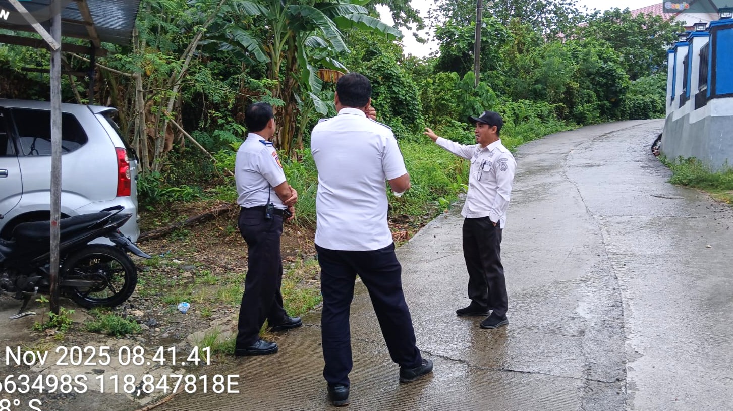 Dinsos Sulbar Bersama Dinas Perhubungan Sulbar Tinjau Lokasi Persiapan Pembangunan Sekolah Rakyat