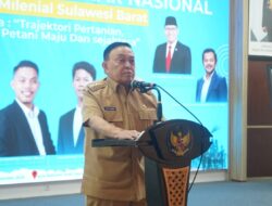 Wakil Gubernur Salim S Mengga Hadiri Pelantikan Petani Milenial Sulbar