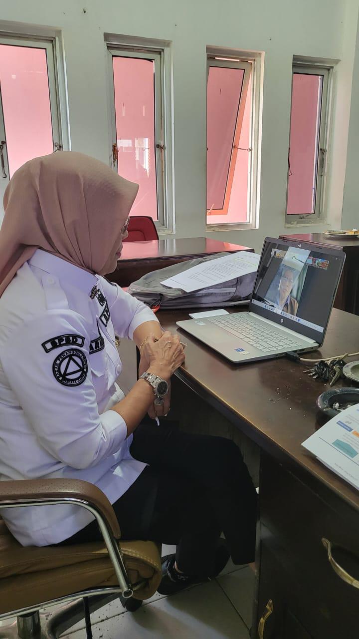BPBD Sulbar Ikuti Rapat Uji Publik Pedoman Perhitungan Indeks Logpal