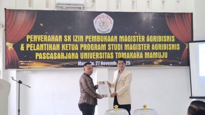 Unika Mamuju Perkuat Sektor Pertanian Lewat Prodi Magister Agribisnis