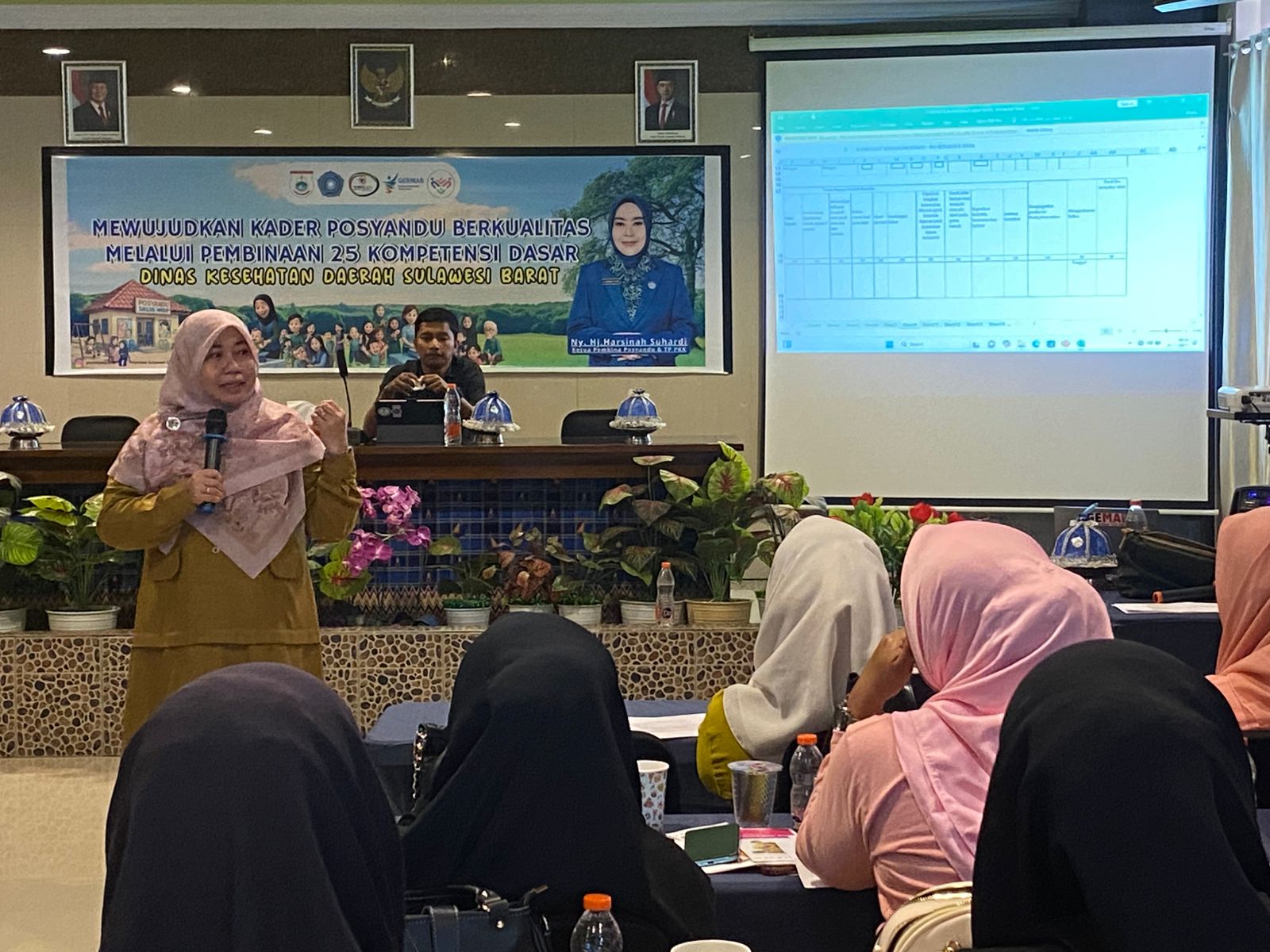Dinas Kesehatan Sulbar Laksanakan Pembinaan Teknis 25 Kompetensi Dasar Kader Posyandu di Majene