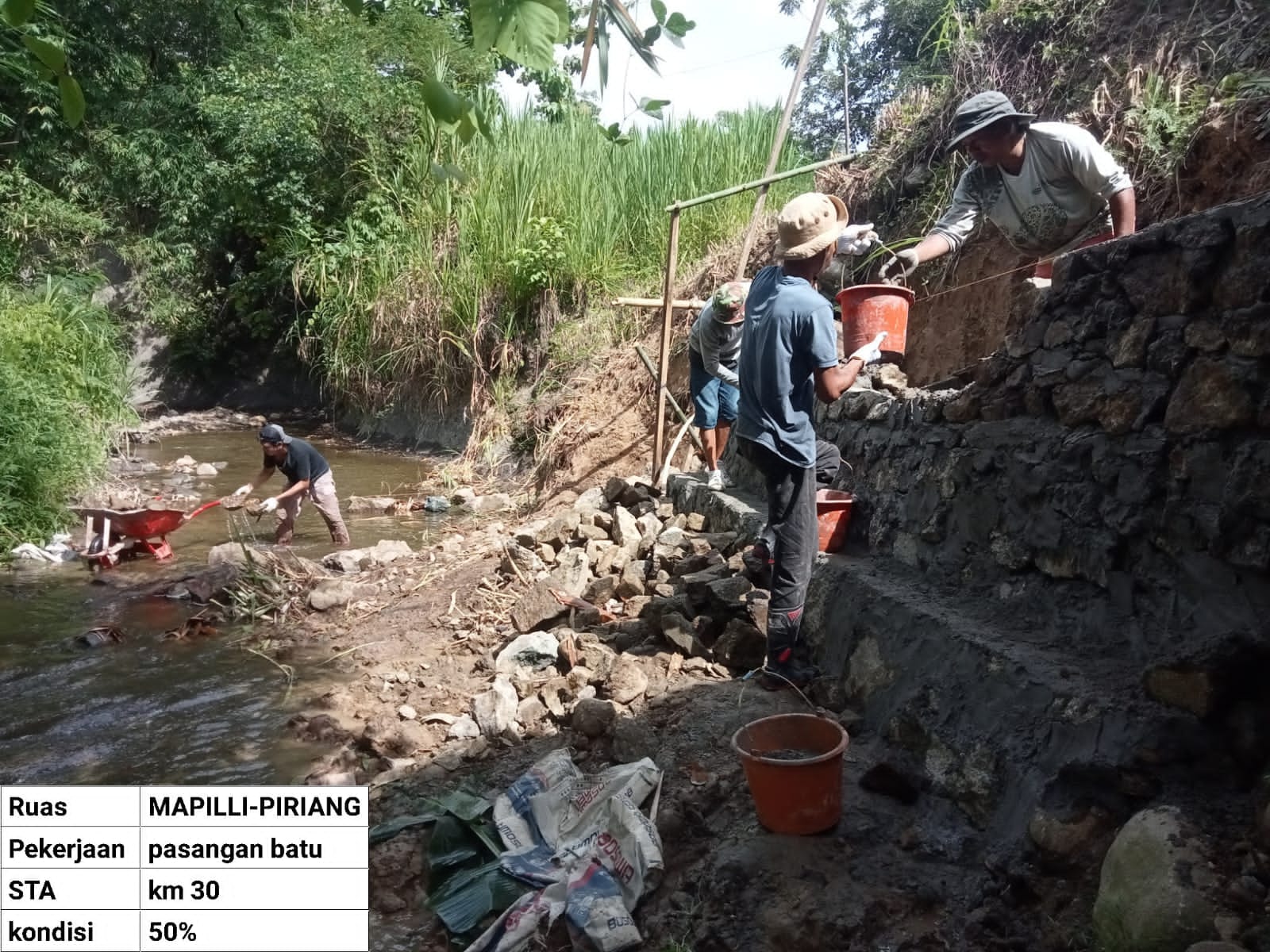 Sayap Jembatan Roboh, PUPR Lakukan Penanganan Cepat di Ruas Mapilli–Piriang