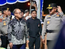 Usai Kunjungi Gereja, Suhardi Duka Pantau Pos Pengamanan Nataru di Kota Mamuju