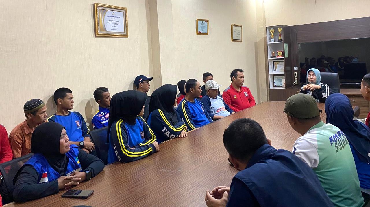 Plt. Kadinsos P3A dan PMD Sulbar Gelar Rapat Internal Bersama Tagana : Perkuat Koordinasi dan Kesiapsiagaan Hadapi Potensi Bencana