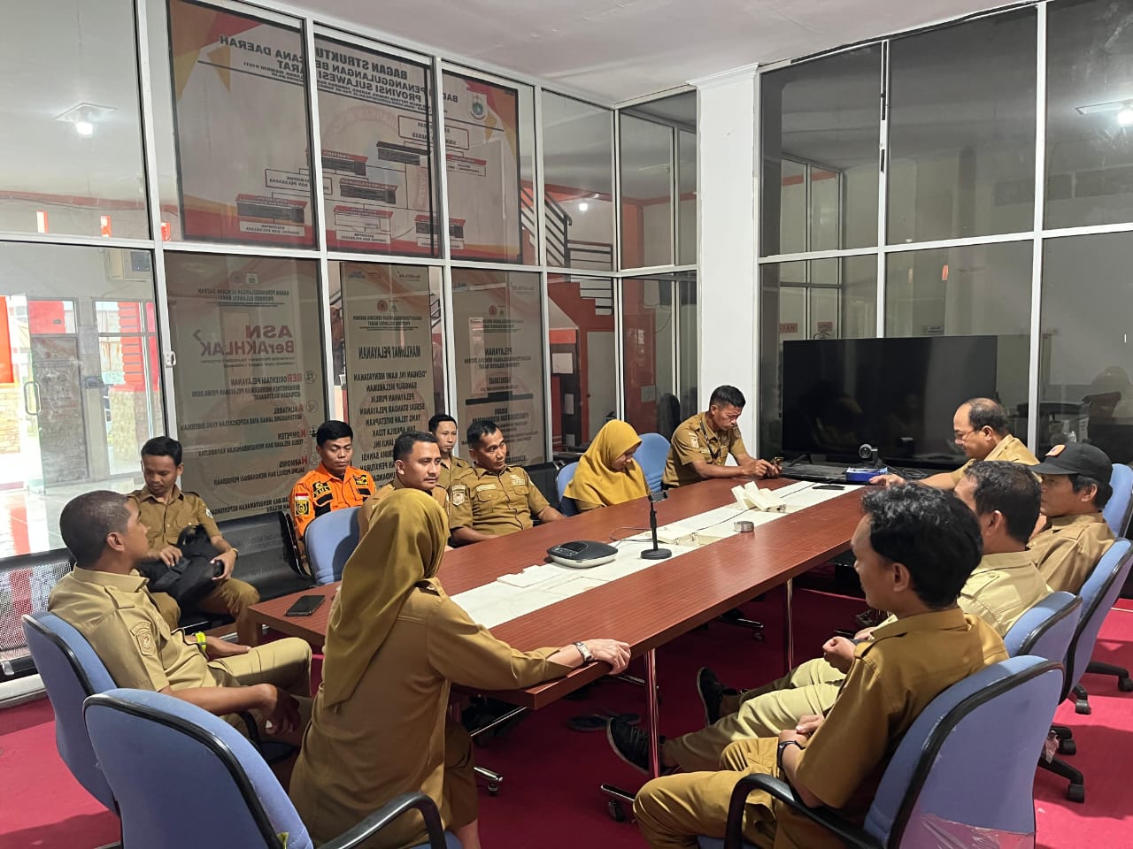 BPBD Sulbar Perkuat Kesiapsiagaan melalui Rakortek Tim Pusdalops