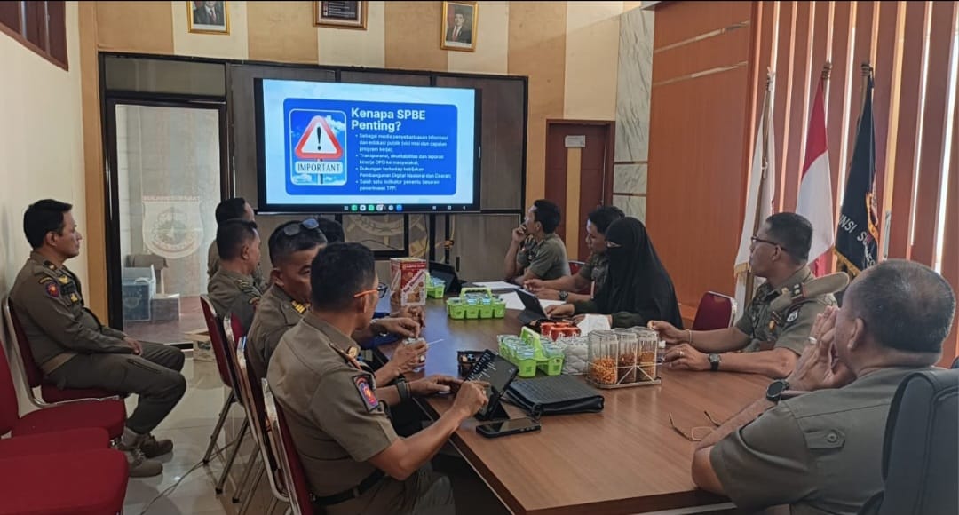 Persiapan SPBE 2026, Satpol PP Tekankan Soliditas Tim