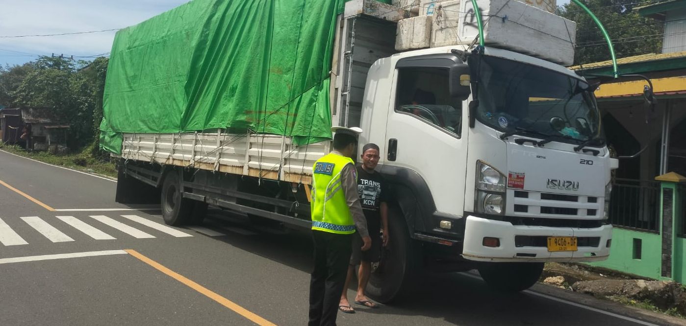 Hari Ketiga Operasi Keselamatan Marano 2026, Polresta Mamuju Berikan Teguran Tertulis kepada Pengendara Overload