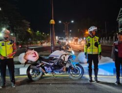 Operasi Keselamatan 2026, Polresta Mamuju Tertibkan Arus Lalu Lintas di Malam Hari