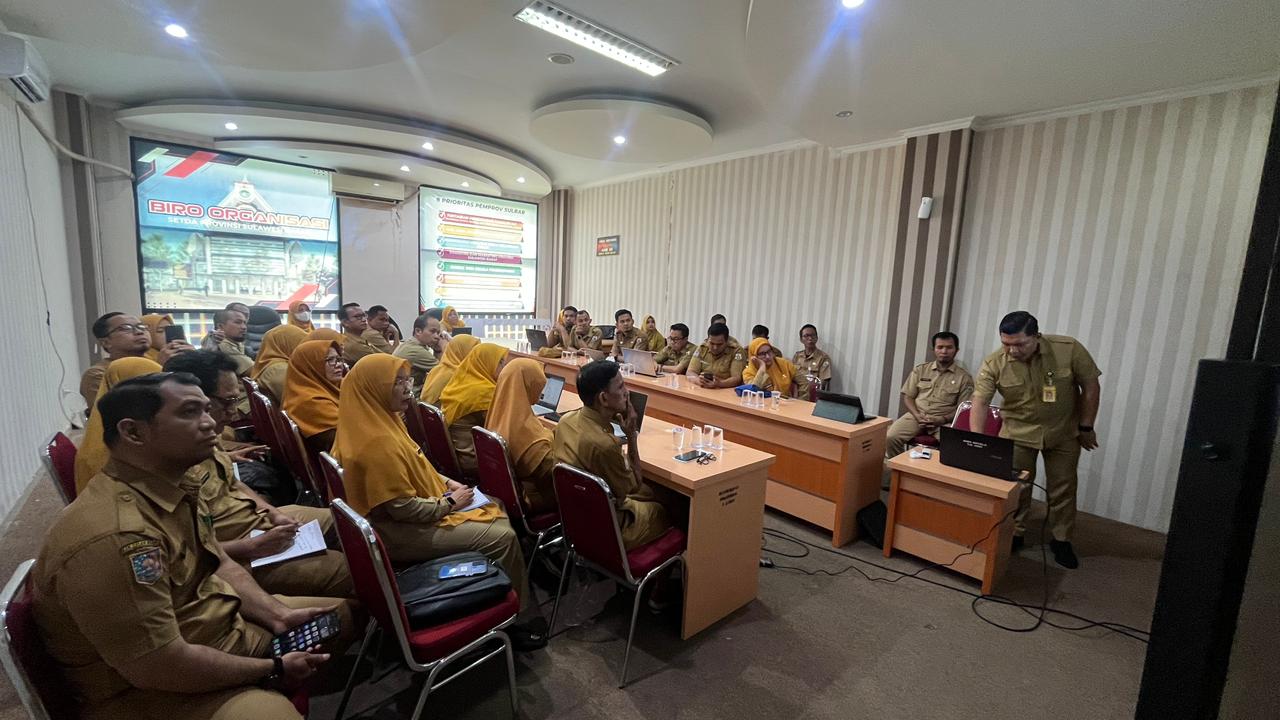 Perkuat Tata Kelola Pemerintahan, Biro Hukum Hadiri Rapat Teknis Penyusunan Perjanjian Kinerja dan Rencana Aksi Tahun 2026