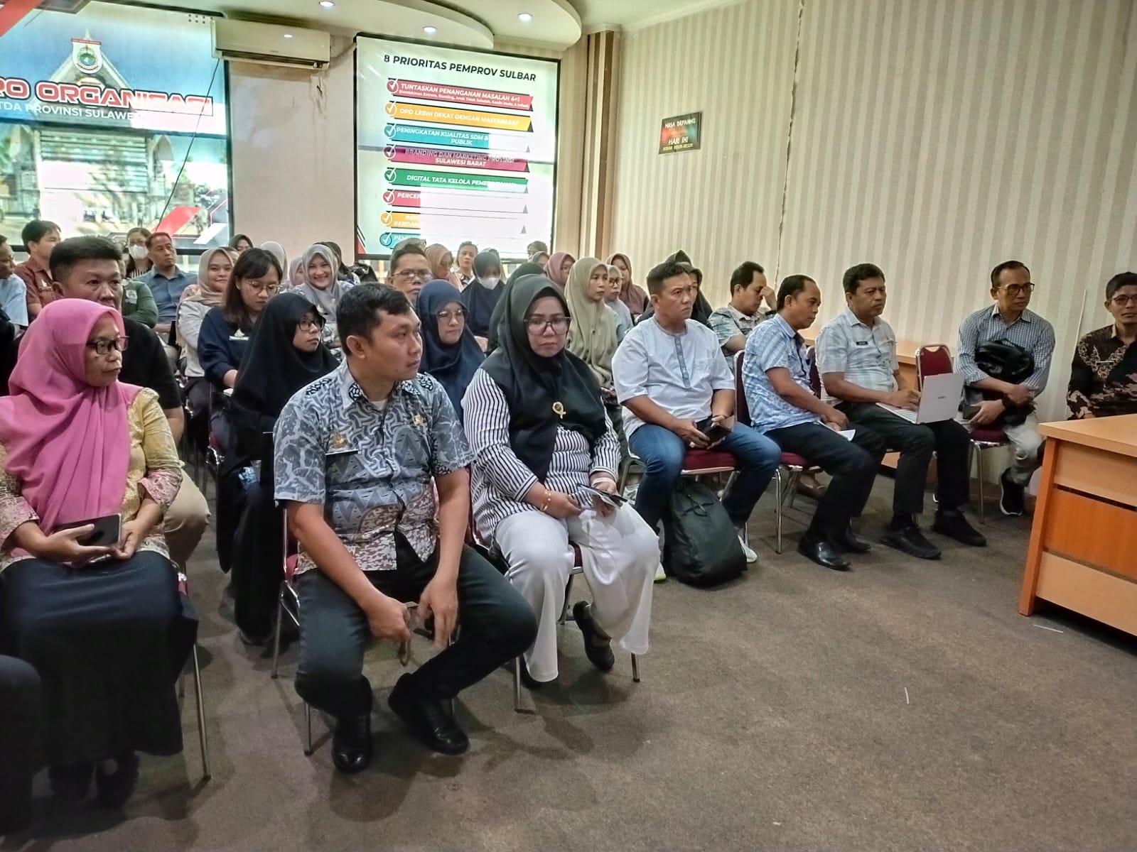 Percepat Realisasi TPP, Biro Organisasi Setda Sulbar Laksanakan Sosialisasi Pengisian Instrumen Pembayaran