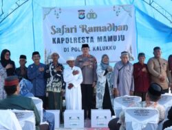 Perkuat Sinergitas dan Silaturahmi, Kapolresta Mamuju Gelar Safari Ramadhan di Polsek Kalukku