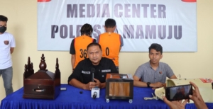 Polresta Mamuju Tangkap Pelaku Pencurian Kotak Amal 21 Masjid