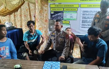 Petugas PosPam Ops Ketupat Amankan 3 Pria Terlibat Perkelahian di Anjungan Pantai Manakarra