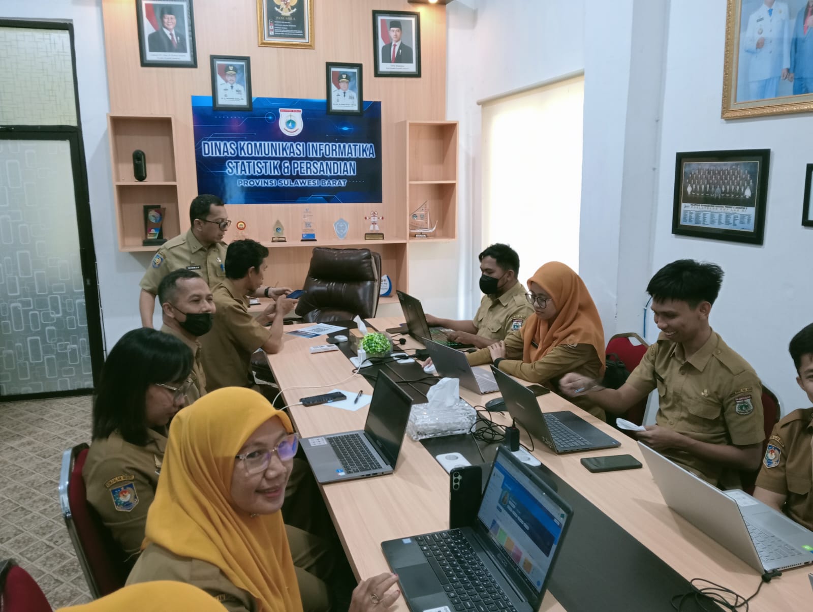 Maksimalkan Transformasi Digital Perkuat Program Panca Daya, KominfoSS Sulbar Konsolidasi Seluruh Bidang