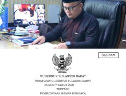 Gubernur SDK Terbitkan Pergub Gerakan Sulbar Mandarras, Perkuat Budaya Literasi 