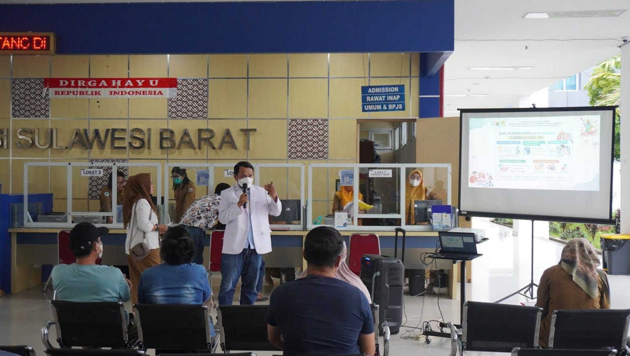 Peringati Hari Tuberkulosis Sedunia, PKRS RSUD Sulbar Gelar Edukasi Pencegahan TBC