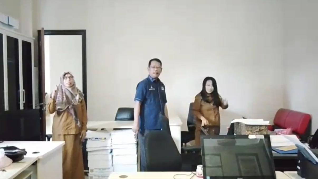 Pasca Lebaran, Ketua DPRD Mamuju Cek Disiplin dan Kinerja Pegawai