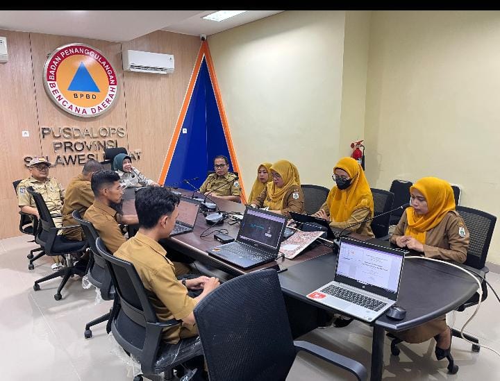 Perkuat Tata Kelola Digital, BPBD Sulbar Bersama Tim DiskominfoSS Evaluasi Implementasi SPBE