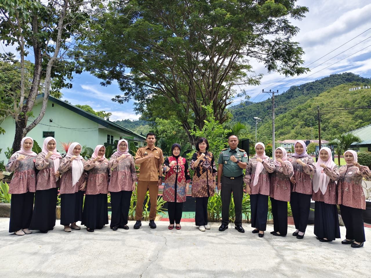 DKPPKB Sulbar Dampingi Penilaian Posyandu Matahari Korem 142 Tatag Mamuju pada Lomba Tingkat Nasional